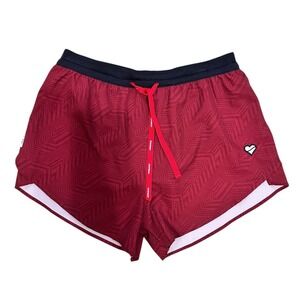 Heartbreak‎ Athletic Women's Bear cage 2'' split Running Shorts Medium